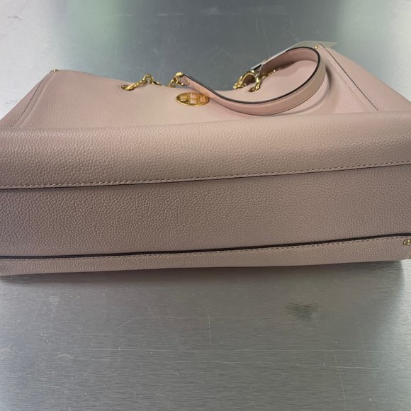 Tory Burch Bag Purse Light Pink Oak Leather Tote - Picture 7 of 7